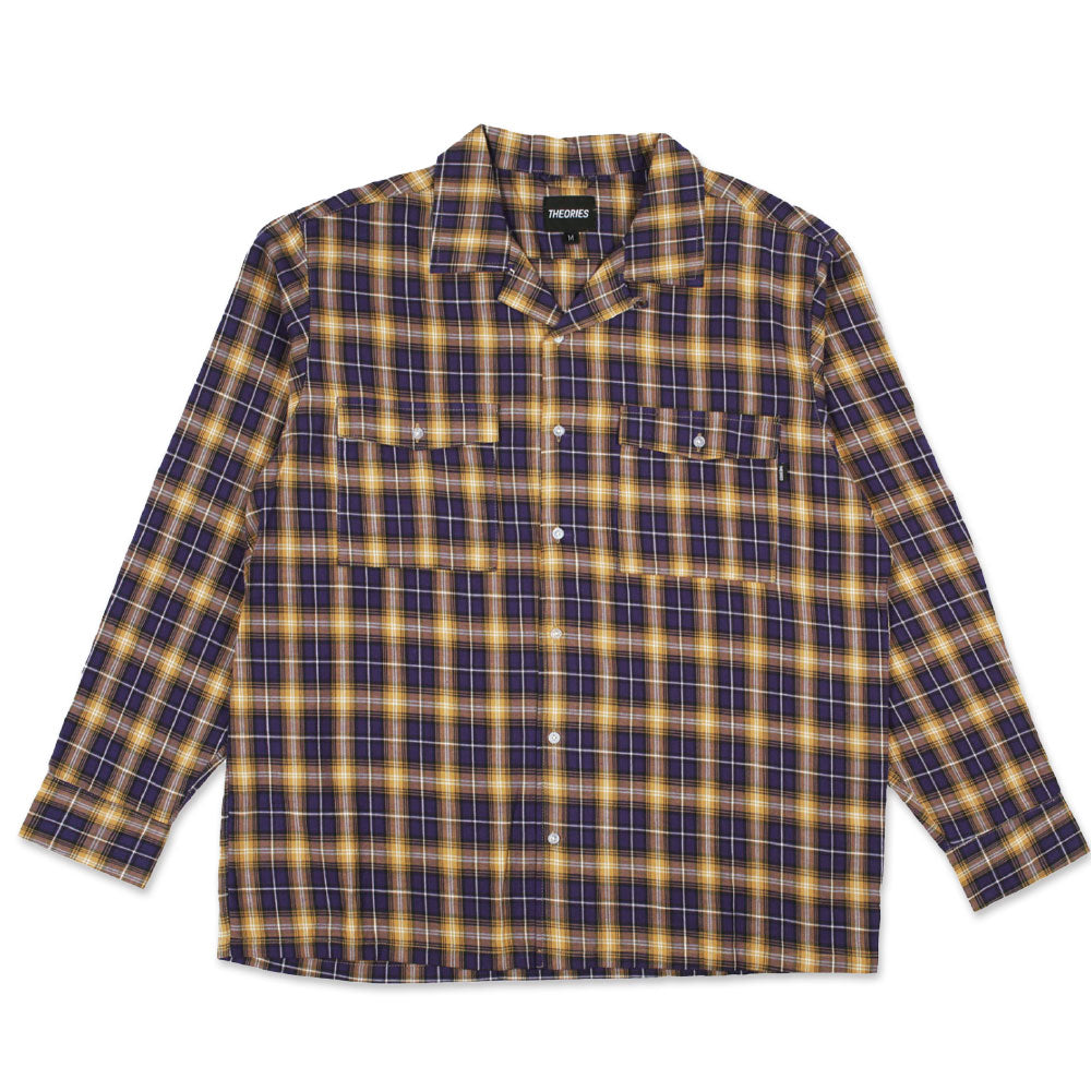 Theories Flannel Mechanics Shirt Purple – THEORIES OF ATLANTIS