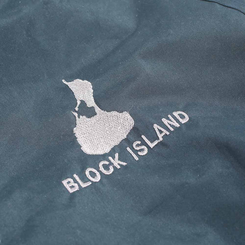 Vintage Block Island Lighthouse Jacket Navy DETAIL