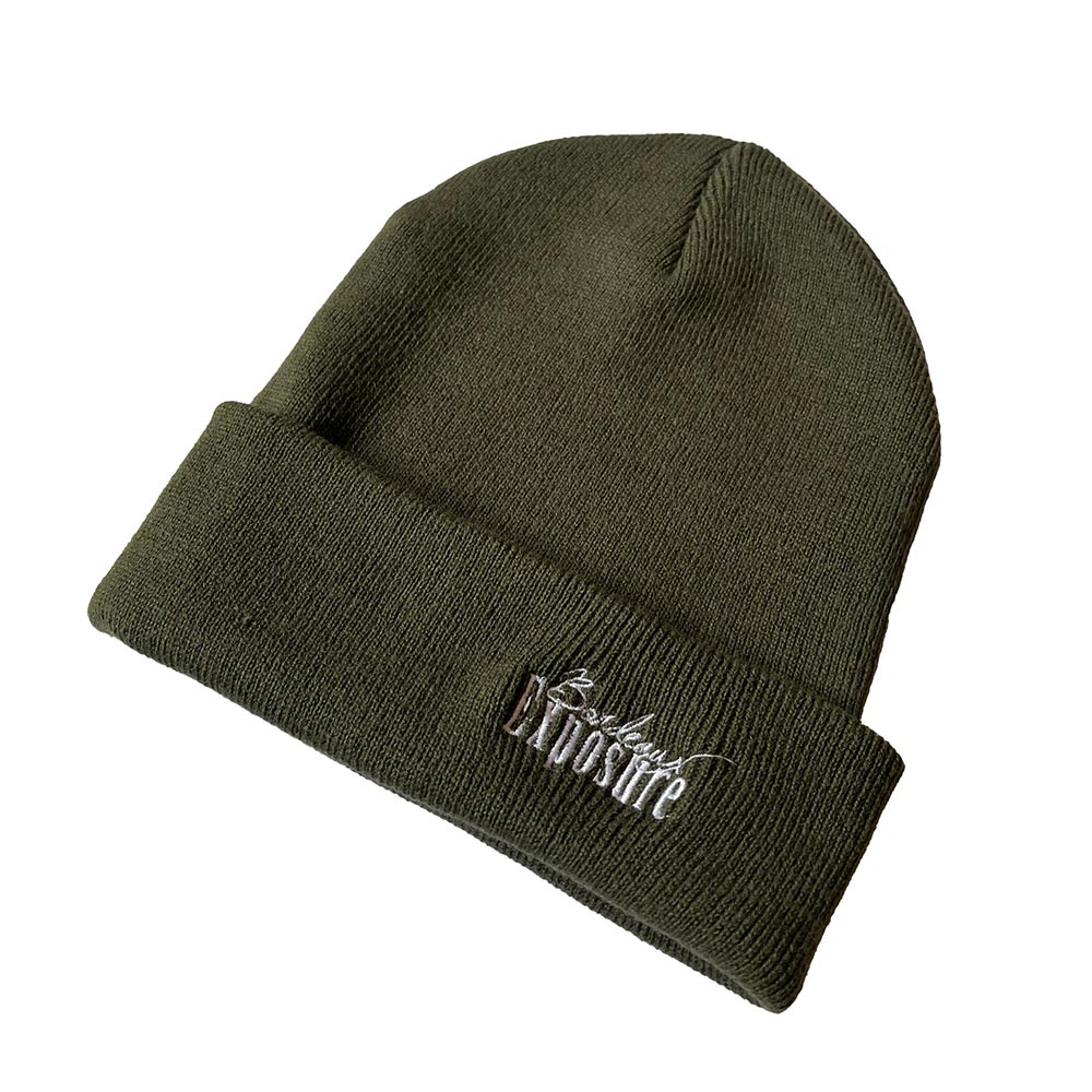 Bordeaux Exposure Beanie Olive FRONT