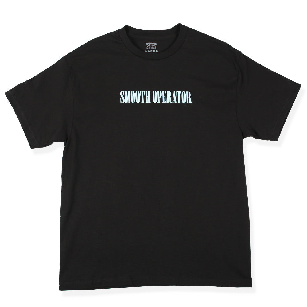 Dial Tone Wheel Co SMOOTH OPERATOR Tee Black FRONT
