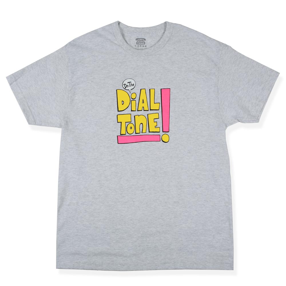 Dial Tone Wheel Co TWO STEPPIN Tee Ash FRONT