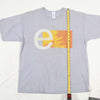 Vintage Essential Human Element Tee Ash Grey Length Measurement