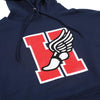 Hopps Skateboards H-WING Pullover Hoodie Navy DETAIL