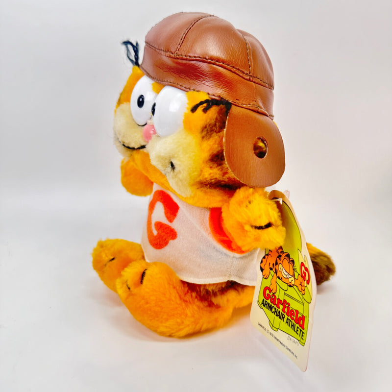 Vintage Garfield Armchair Athlete Plush 1981 side
