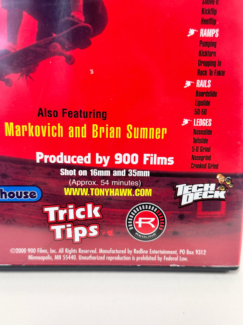 Vintage Tony Hawk's Trick Tips DVD 2000