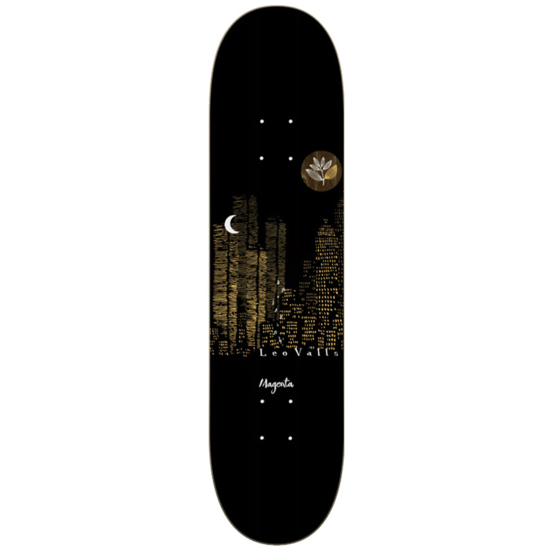 Magenta Skateboards LEO VALLS CITY JAZZ SKATEBOARD DECK FRONT