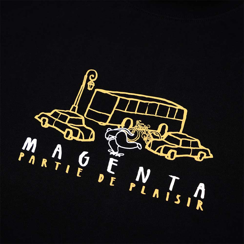 Magenta Skateboards PLAISIR TEE BLACK DETAIL