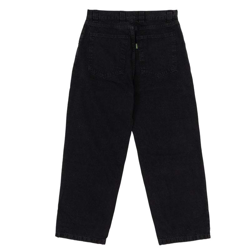 Magenta Skateboards Ledge Denim Pants Black BACK