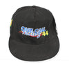 Vintage One Call Racing Snapback Hat Black Front