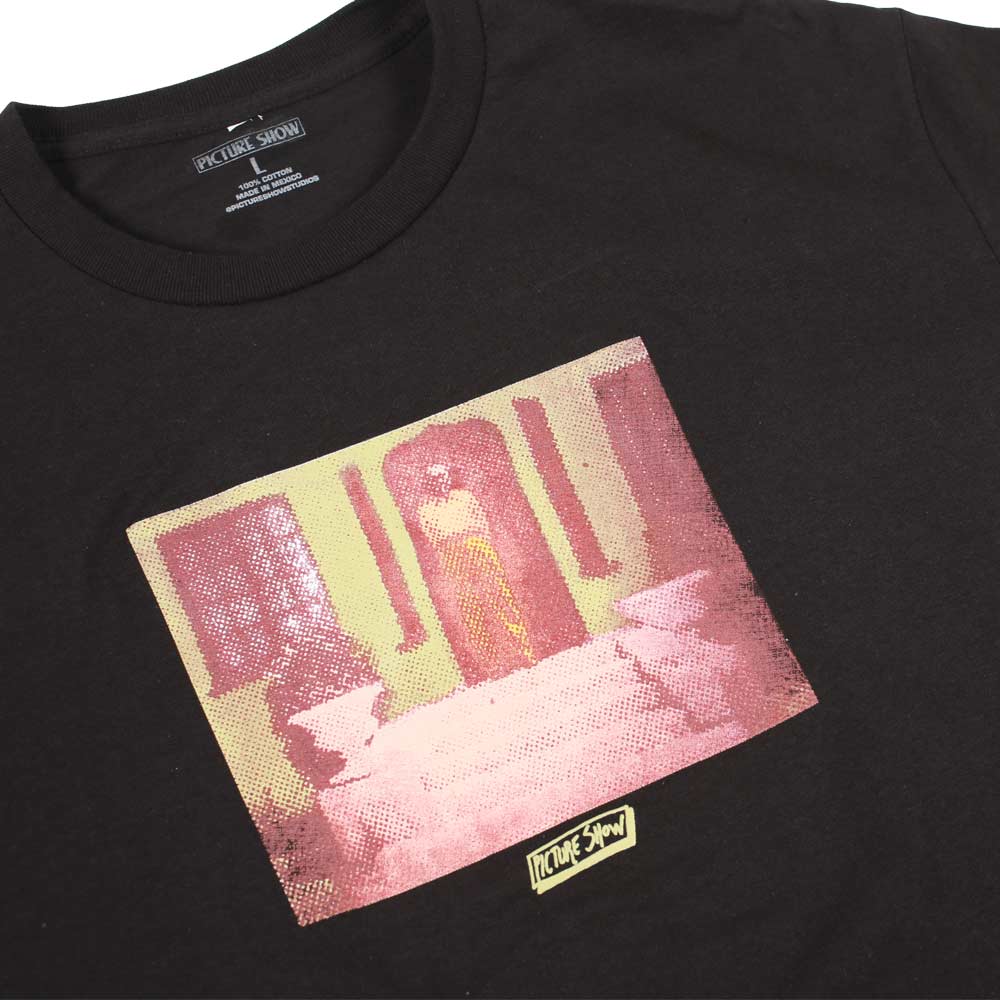 Picture Show Skateboards THE WATCHER TEE BLACK DETAIL