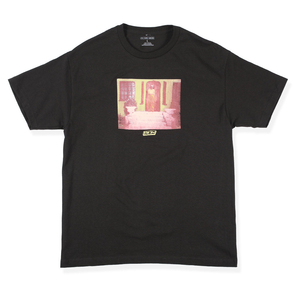 Picture Show Skateboards THE WATCHER TEE BLACK FRONT