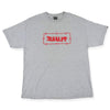 Vintage Shut Skateboards Tee Grey FRONT