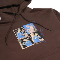 Theories ARCHITECTS IN BLUE HOODIE BROWN DETAIL