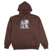 Theories ARCHITECTS IN BLUE HOODIE BROWN FRONT