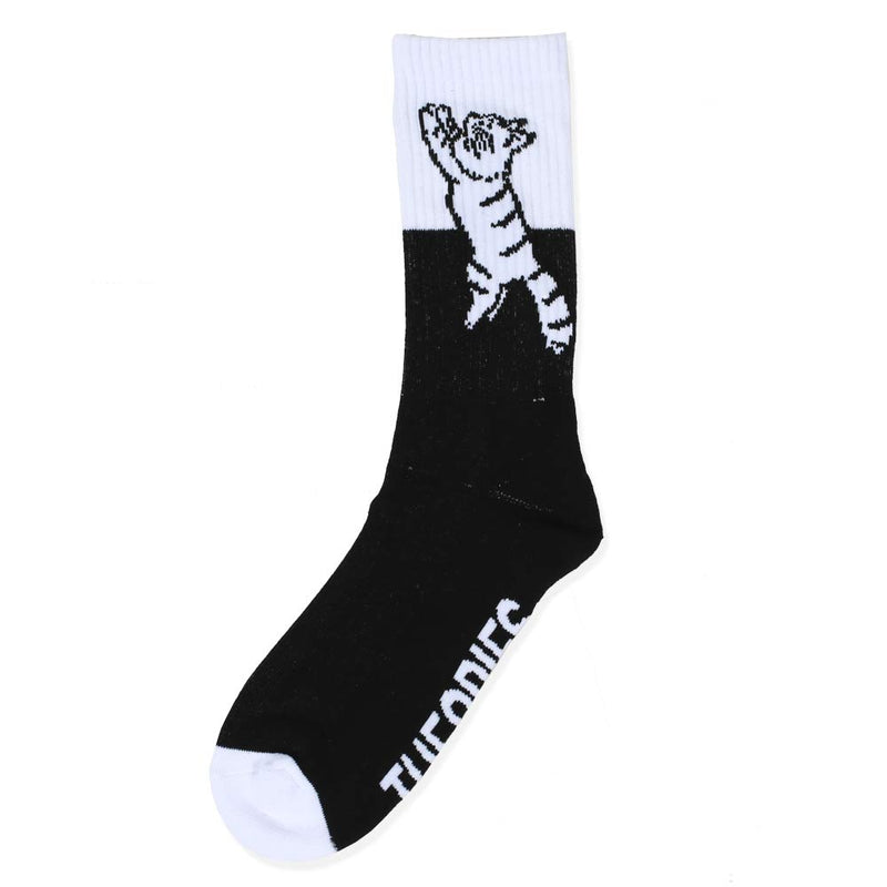 Theories CONSCIOUS KITTY Sock Black/White Front