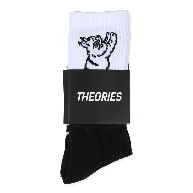 Theories CONSCIOUS KITTY Sock Black/White Package 