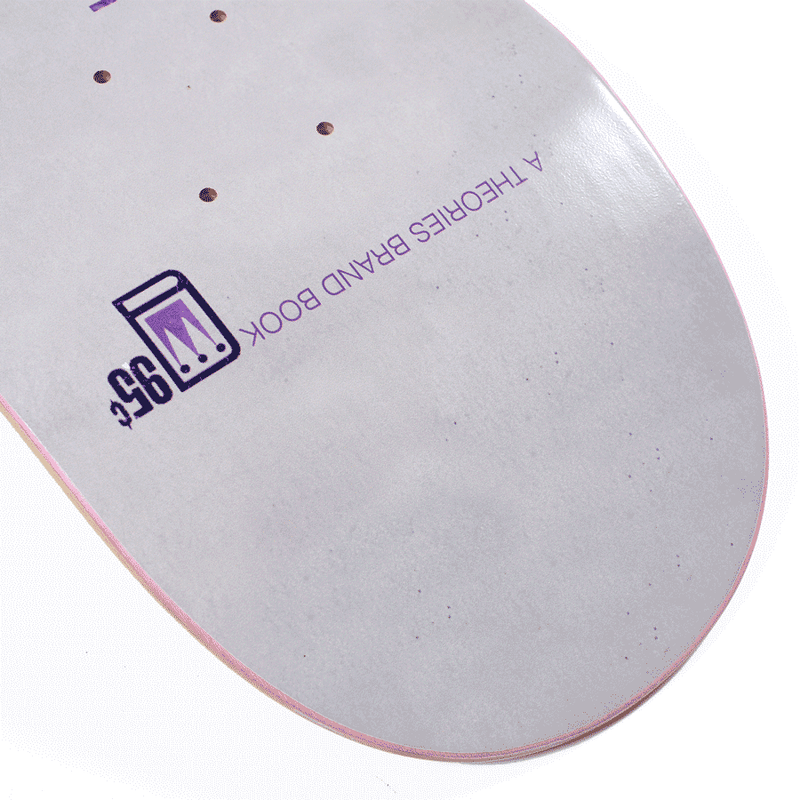 THEORIES HYPNOTISM SKATEBOARD DECK NOSE DETAIL