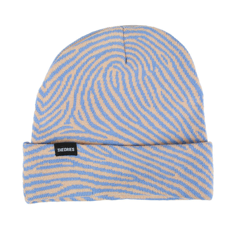 Theories IMPOSSIBLE THEORIES BEANIE BLUE/CREAM FRONT