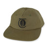 Theories LANTERN Velcro Strapback Hat Duck Canvas Olive FRONT