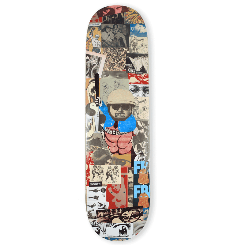 THEORIES LAW AND ORDER SKATEBOARD DECK FRONT