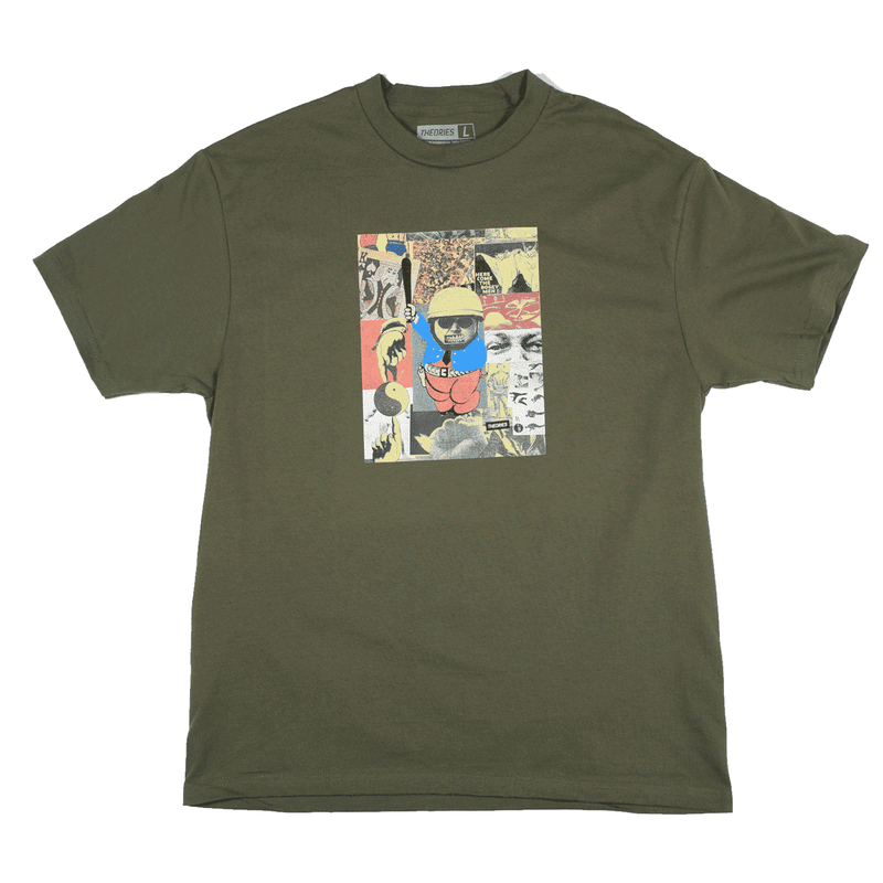 Theories Law & Order Tee Olive FRONT