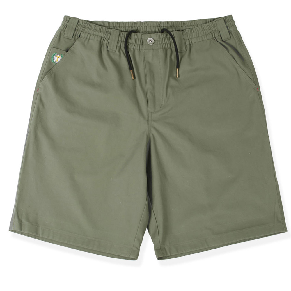 Theories STAMP LOUNGE SHORTS Sage front