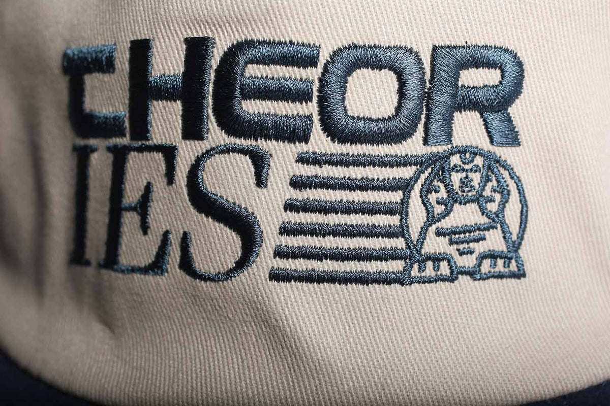 Theories NEW GENERATION SNAPBACK HAT IVORY/SLATE BLUE DETAIL