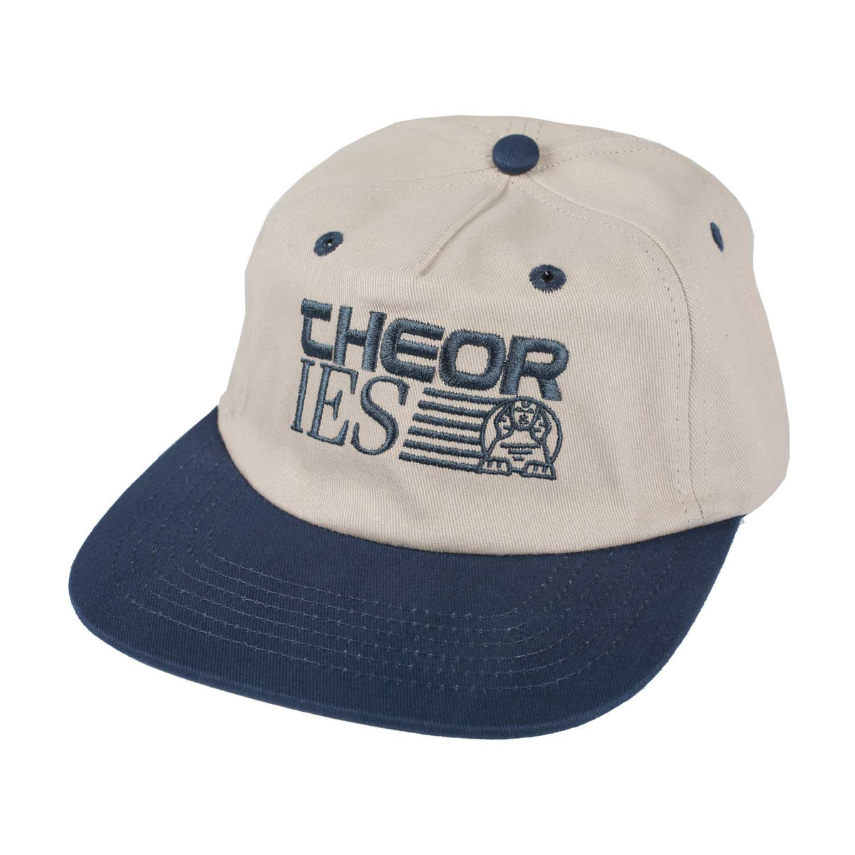 Theories NEW GENERATION SNAPBACK HAT IVORY/SLATE BLUE FRONT