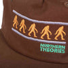 Theories NORTHERN THEORIES SNAPBACK BROWN DETAIL