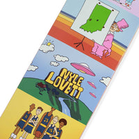 THEORIES NYLE LOVETT SCHOOL HOUSE ROCK SKATEBOARD DECK DETAIL