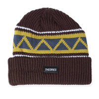 THEORIES PEAKS Beanie Brown FRONT