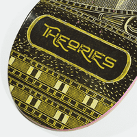 THEORIES PHARAOH SKATEBOARD DECK TAIL DETAIL