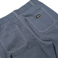 Theories PIANO TRAP Carpenter Pant Slate Contrast Stitch Back Detail