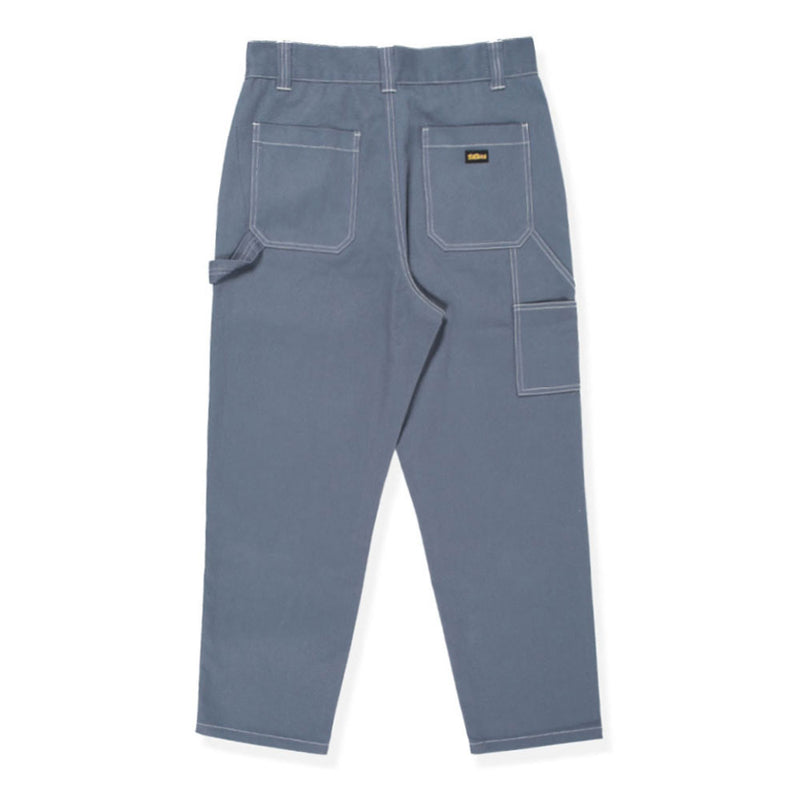 Theories PIANO TRAP Carpenter Pant Slate Contrast Stitch Back