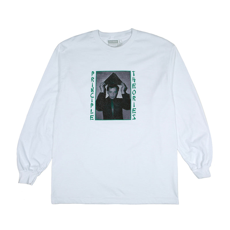 Theories PRINCIPLE LONGSLEEVE TEE WHITE FRONT