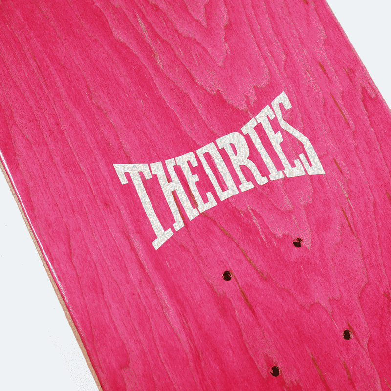 THEORIES PUNCHOUT SKATEBOARD DECK TOP DETAIL