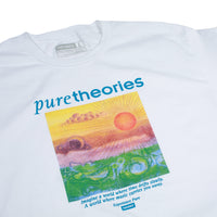 Theories PURE MOODS TEE White Front Detail