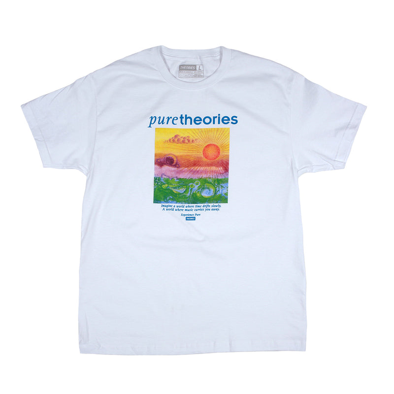 Theories PURE MOODS TEE White Front