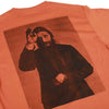 Theories RASPUTIN TEE TEXAS ORANGE BCK DETAIL