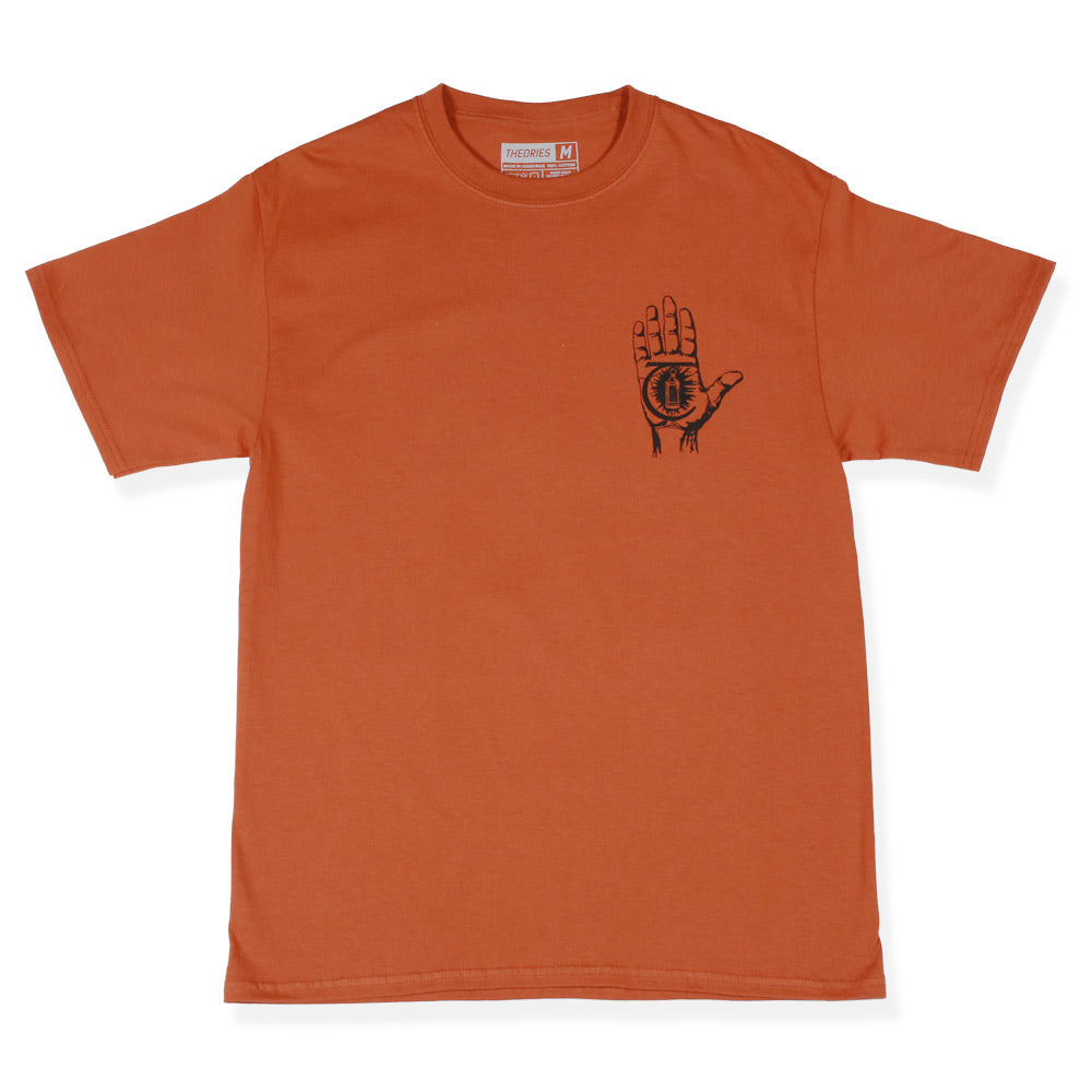 Theories RASPUTIN TEE TEXAS ORANGE FRONT