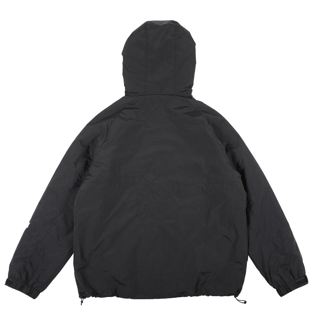 Supreme cotton hooded hot sale raglan jacket black