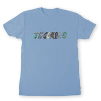 Theories SYMBOLS Tee LIGHT BLUE Front