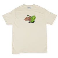 Theories THE BUILDER TEE CREAM FRONT