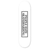 Tightbooth PEOPLE HATE SKATE Skateboard Deck Front