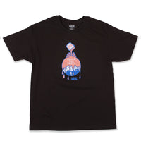 Traffic Skateboards COVER THE EARTH Tee Black FRONT