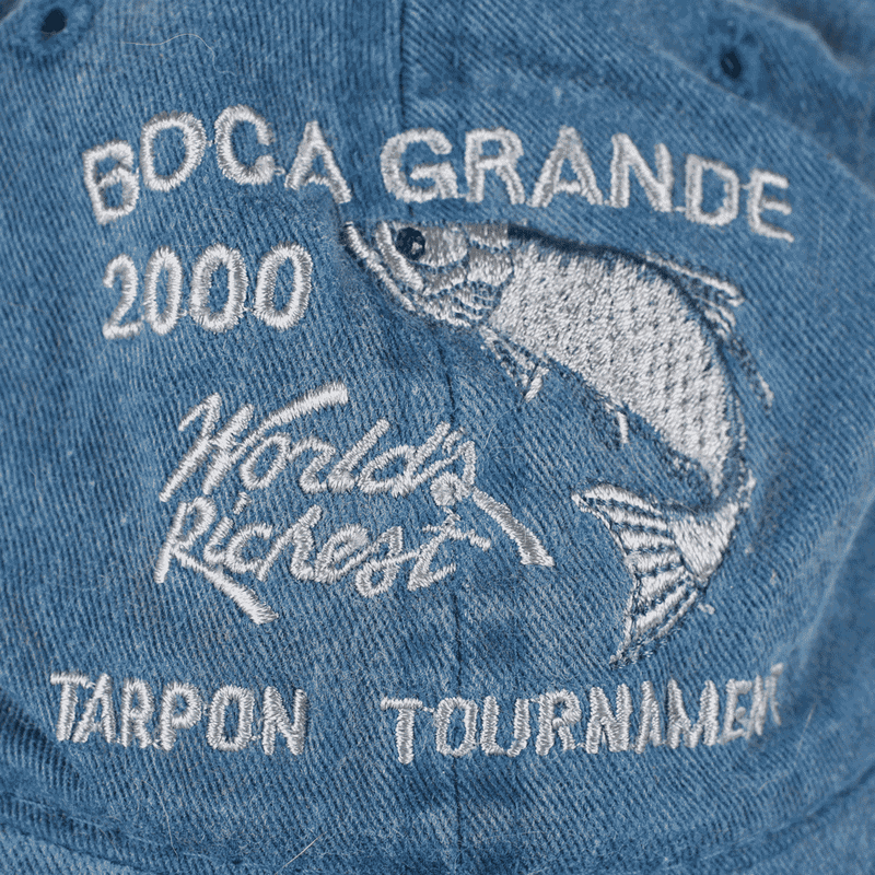 Vintage Boca Grande Fishing Tournament Hat Navy (2000)