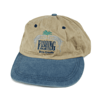 Vintage Boca Grande Fishing Unlimited Hat Khaki