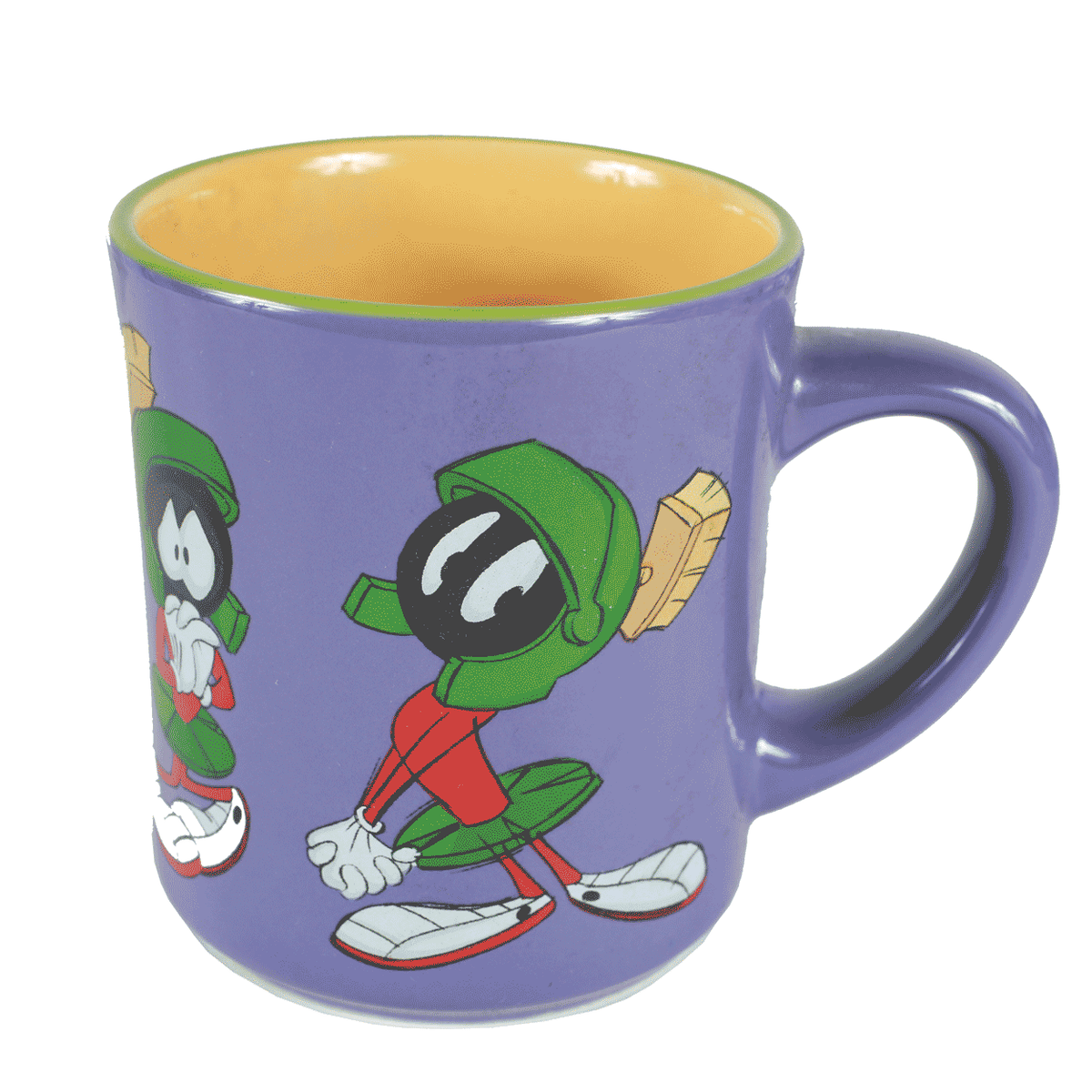 Vintage Marvin the Martian Looney Toons Mug 1998 Side