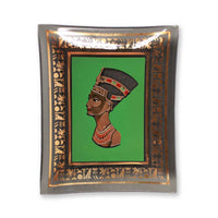 Vintage Queen Nefertiti Ash Tray Black Small