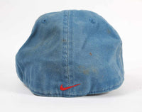 Vintage Nike Athletics Fitted 6 Panel Hat Washed Blue Denim (Size 7 & 1/4)